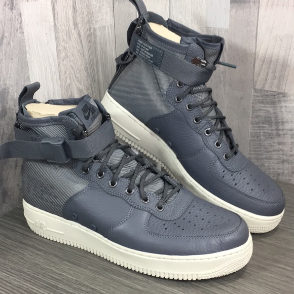 Nike SF AF1 MID dark grey/dark grey-light bone - Picture 2 of 8